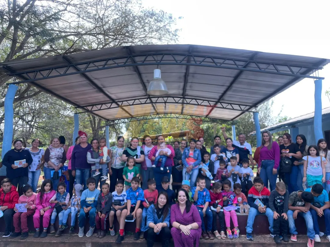 Concejala Zulma Acevedo festejó día del niño en escuelas de PJC