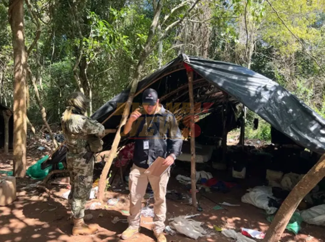 Cae narcocampamento en reserva natural de Canindeyú