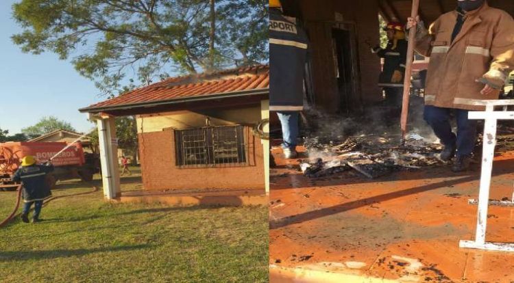Quema de un aula en Itapúa: estudiantes aplazados serían convocados a declarar