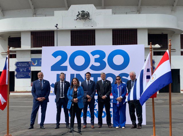 Paraguay, Argentina, Chile y Uruguay crean corporación para el Mundial 2030