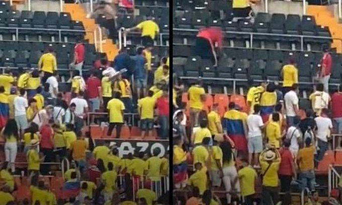 Detenidos en España doce hinchas colombianos por agredir a aficionados rivales