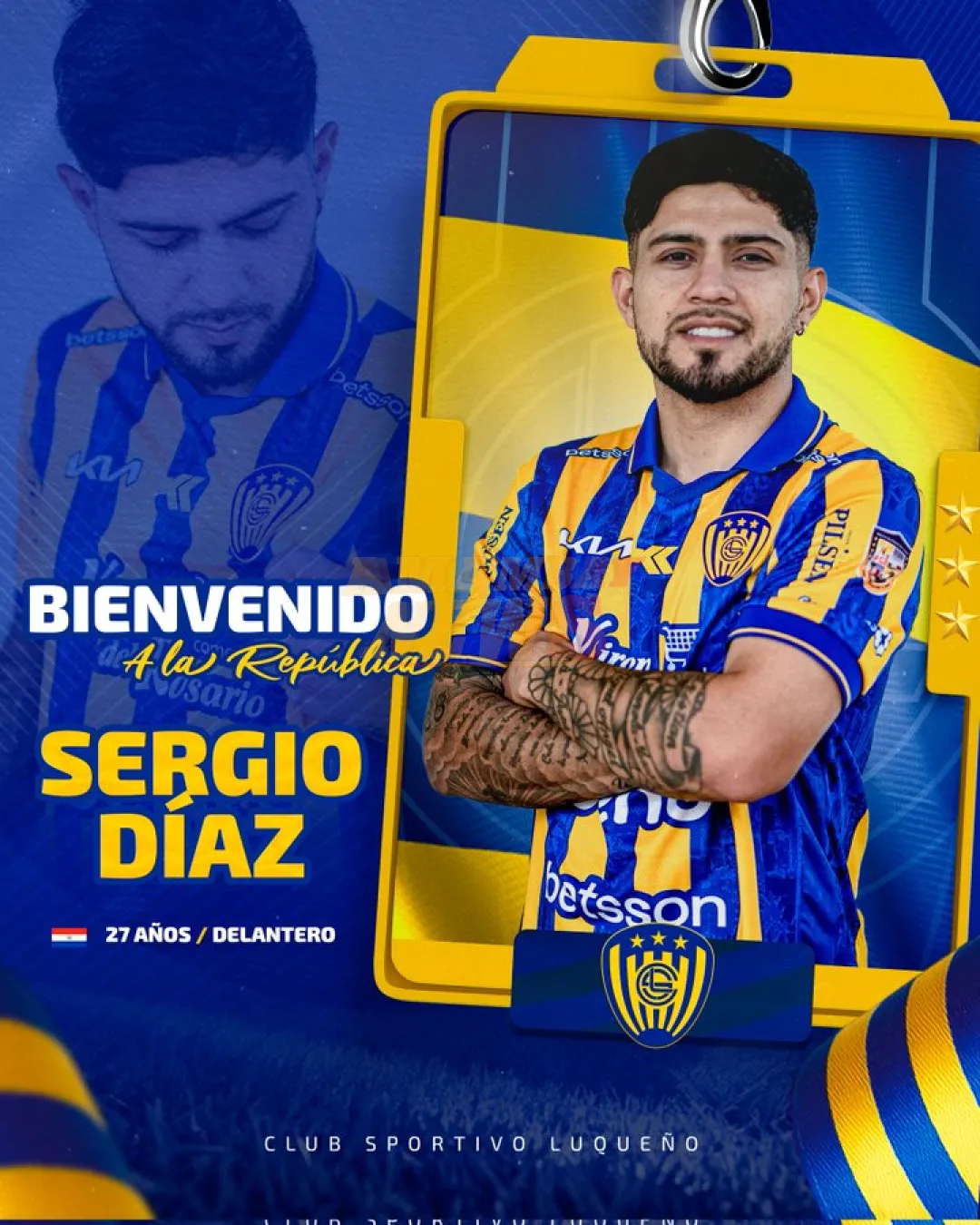 Sergio Díaz, nuevo jugador de Sportivo Luqueño