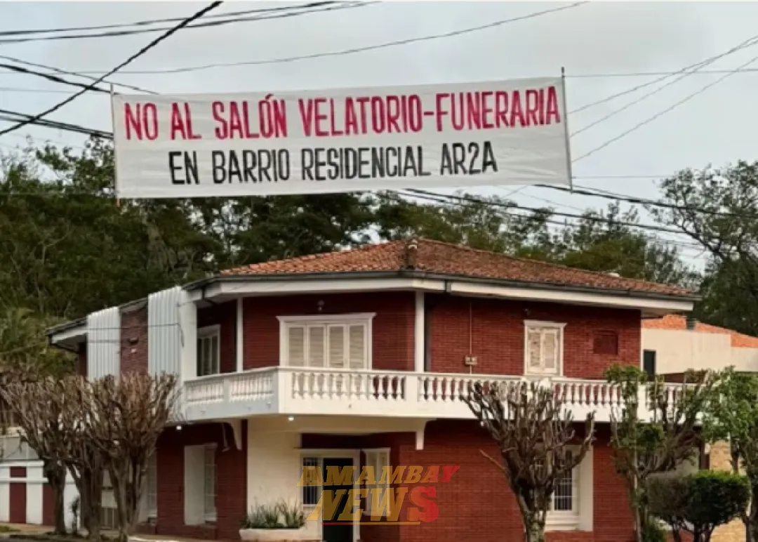 Vecinos rechazan instalación de funeraria en Mburicaó