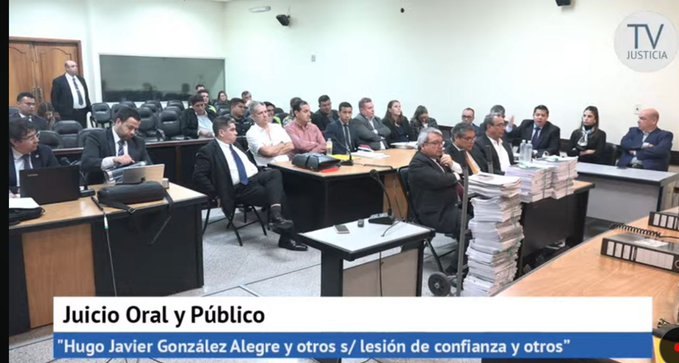 Hugo Javier González afronta su primer juicio oral por lesión de confianza