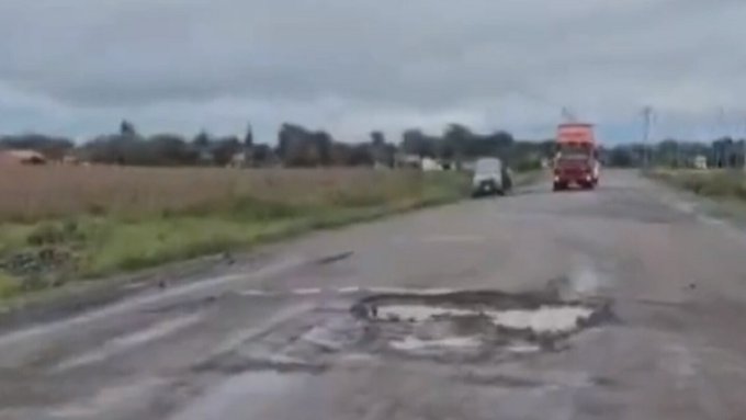 Ministra de Obras afirma que no hay recursos para reparar la estropeada ruta PY01