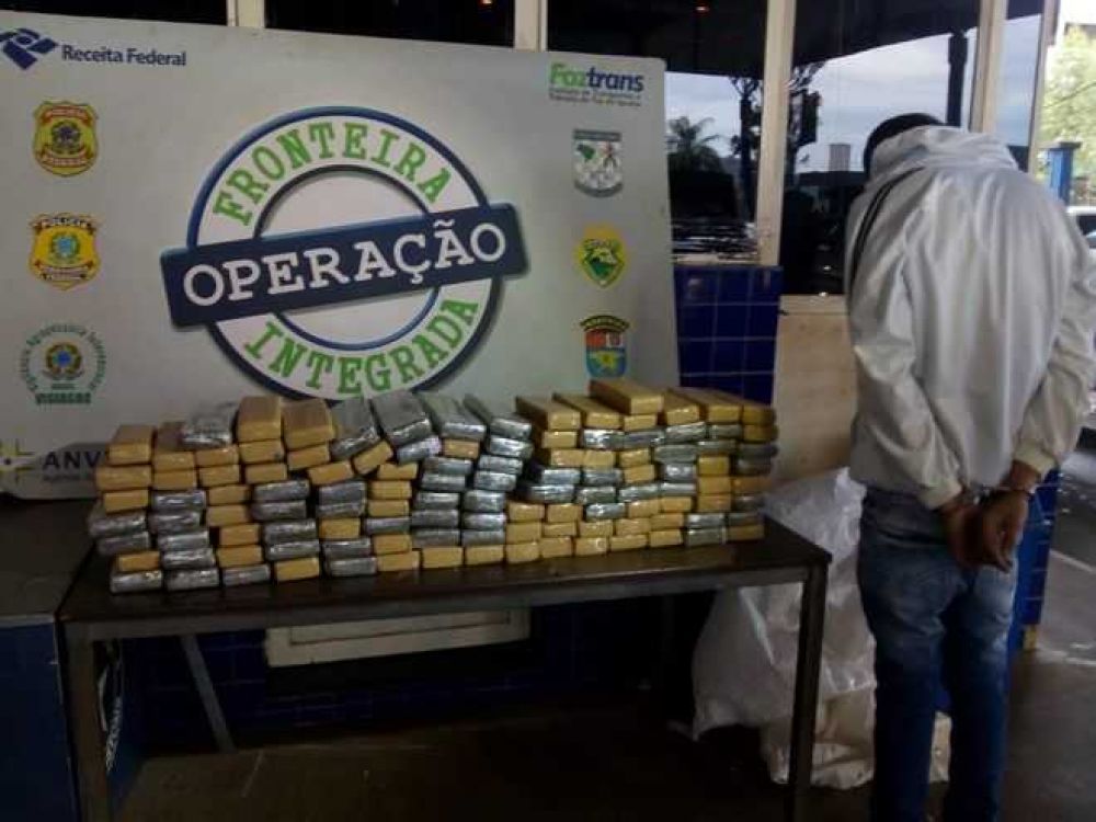 Paraguayo cae con 90 kilos de marihuana en Brasil