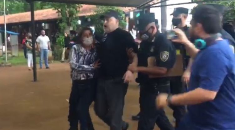 Fiscal fue agredido por Payo Cubas tras cierre de votación en CDE