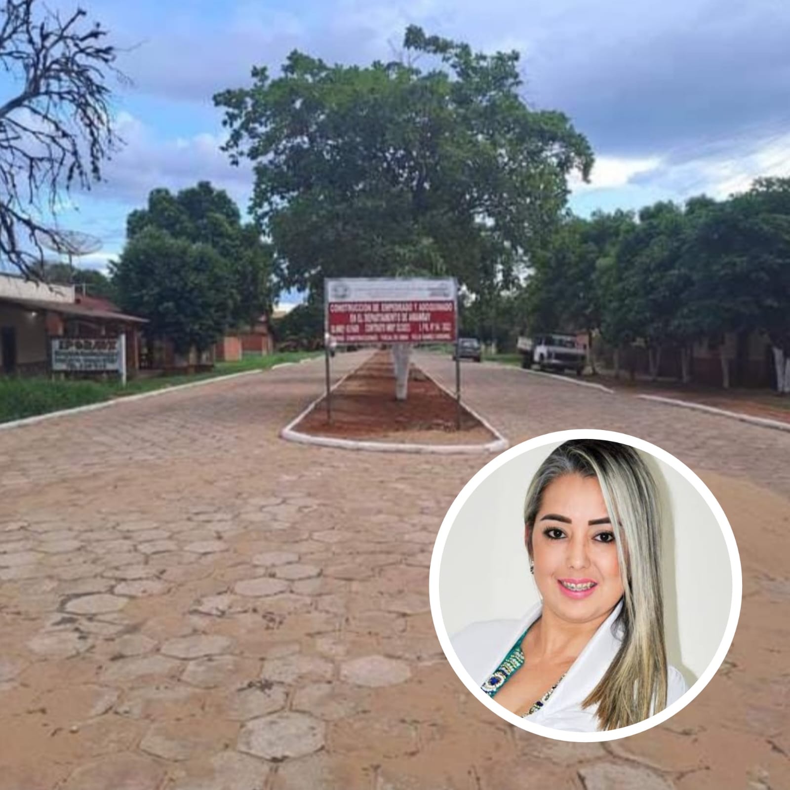 Verónica Sánchez: Adoquinado en Bella Vista sólo tiene 5 cuadras y deber ser 8