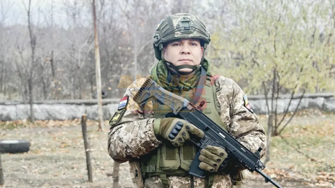 Paraguayo niega ser mercenario en Ucrania: “Vine voluntariamente por mis ideales”