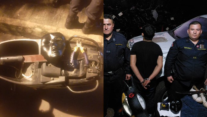 Detienen a joven tras persecución policial de película en Encarnación