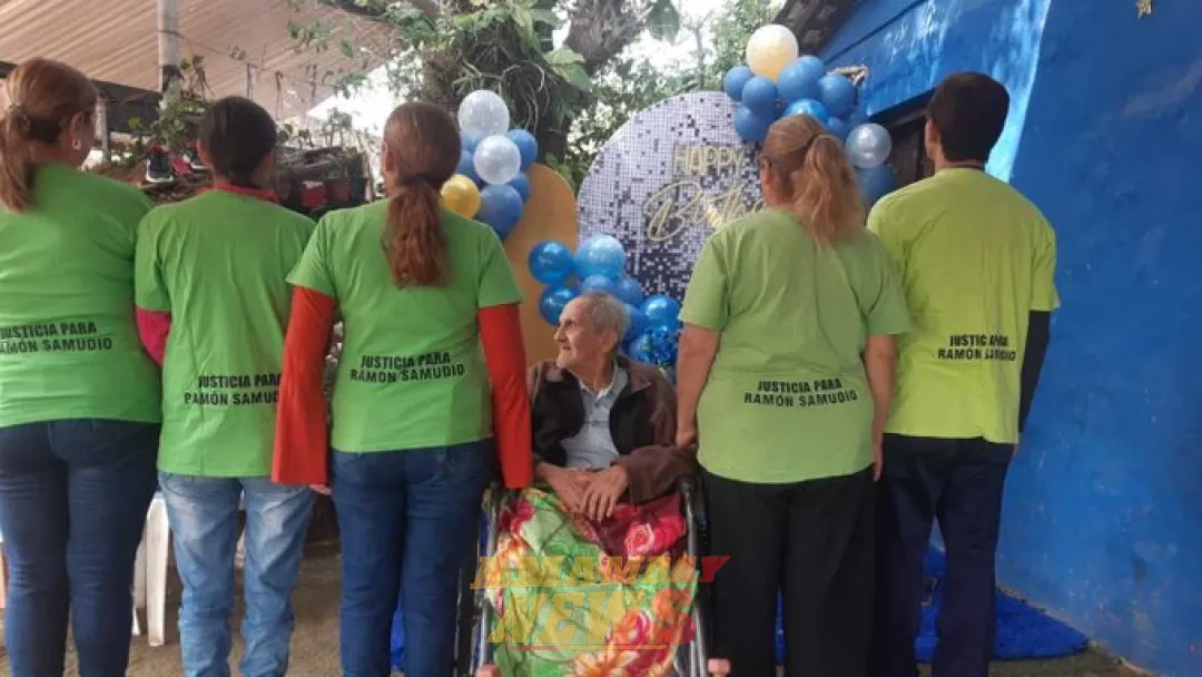 Ramón Samudio festeja sus 81 años mientras esperan la apelación por la amputación en IPS