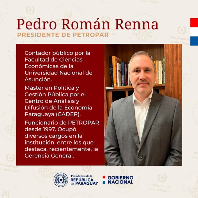 Nuevo presidente de Petropar ya cuenta con apoyo de sindicato