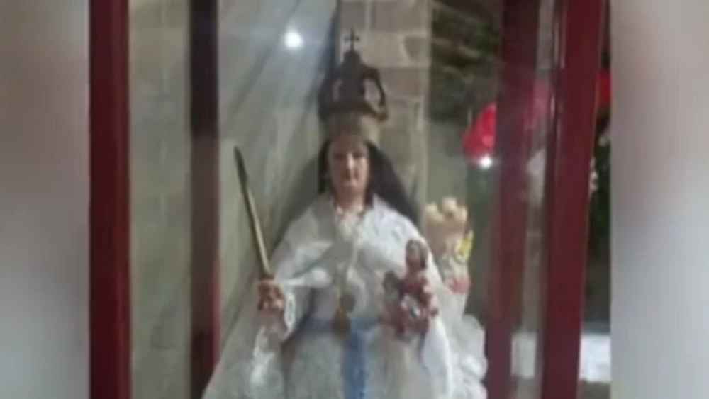 Roban imagen de virgen con más de 130 años de capilla de Yaguarón