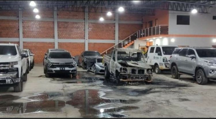Confirman incendio en depósito allanado en el marco de ‘A Ultranza Py’