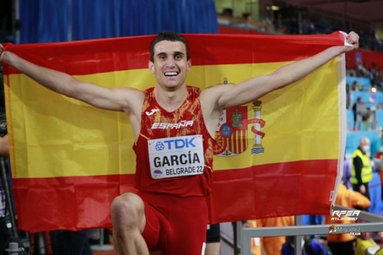 Mariano García, campeón mundial de 800 metros