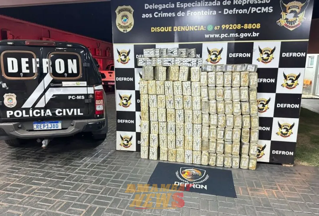 Redada policial incauta 500 kilos de droga en Ponta Porã