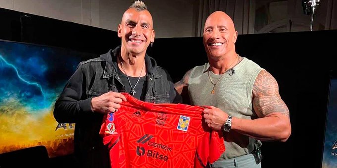 El increíble encuentro entre el Patón Guzmán y La Roca Johnson