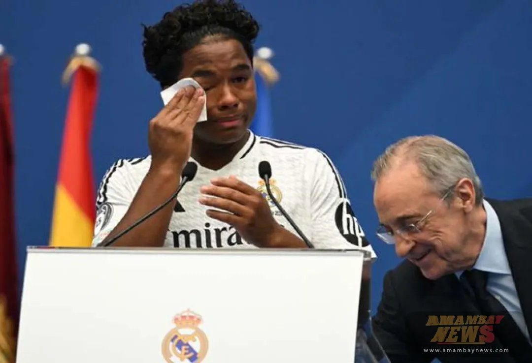 Endrick se presenta al Bernabéu entre lágrimas: "No me esperaba esto"
