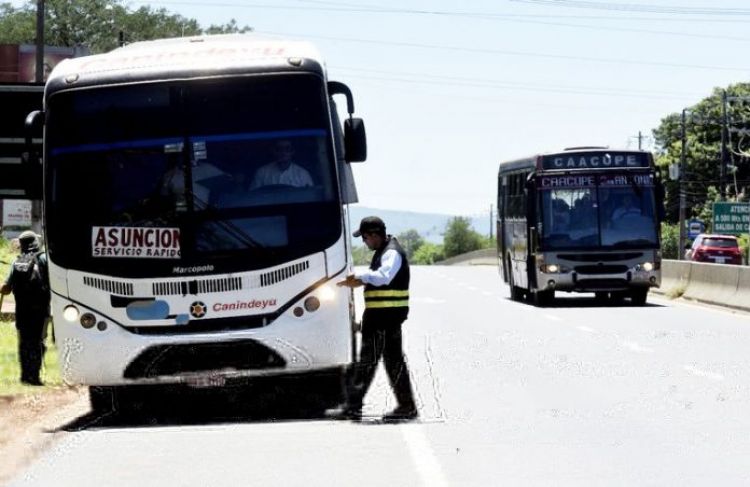 Dinatran extiende suspensión del servicio de transporte de pasajeros del interior