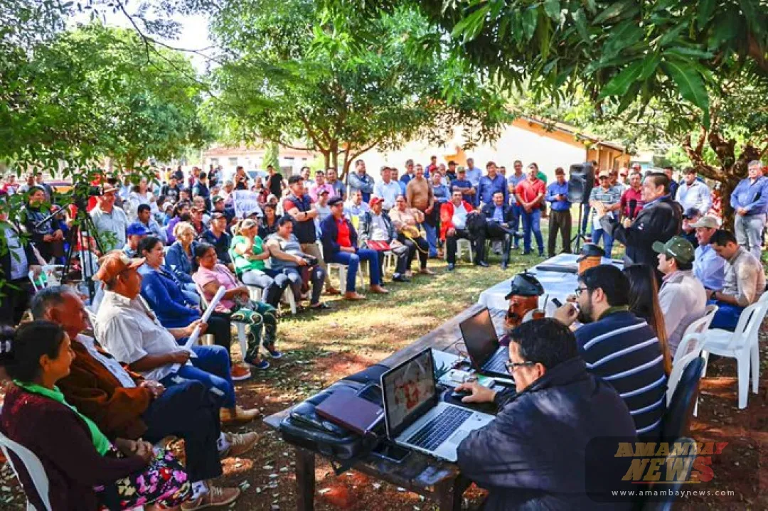 Indert realiza jornada de atención a campesinos en Canindeyú