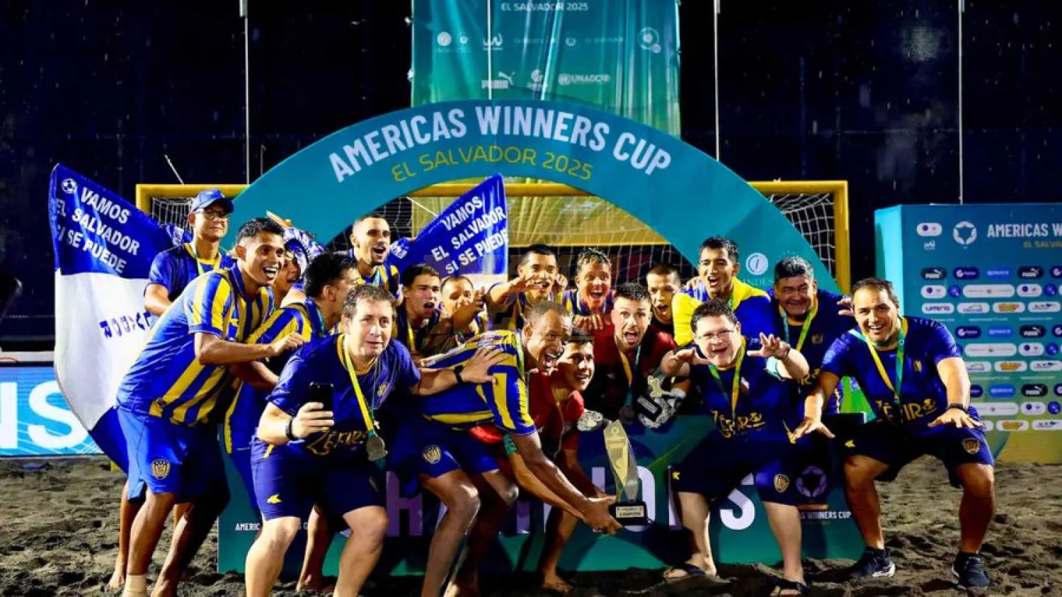 Luqueño es campeón en el fútbol playa