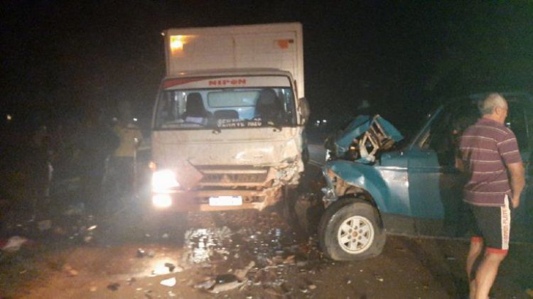 Grave accidente de tránsito deja un fallecido en Santa Rosa del Aguaray