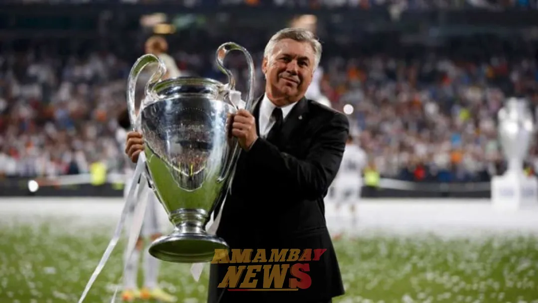 Carlo Ancelotti, trofeo Johan Cruyff al mejor entrenador masculino
