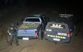 Vehículo robado en Dourados es incautado por el DOF con casi 900 kilos de droga en Ponta Porã