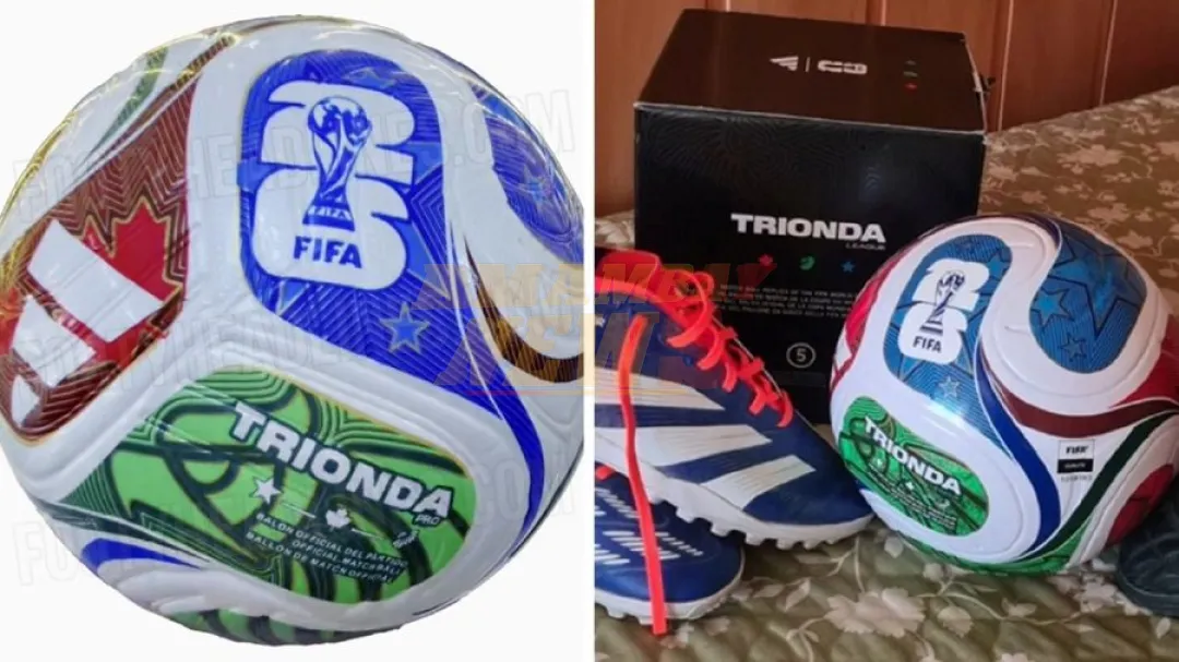 Se filtran imágenes del ‘Trionda’, el balón que será utilizado en el Mundial 2026