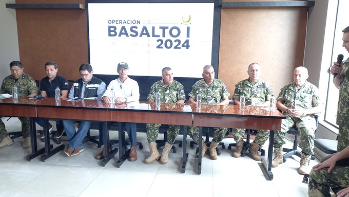 Operación BASALTO FASE l – 2024: Destruyeron 161 hectáreas de cultivo de marihuana