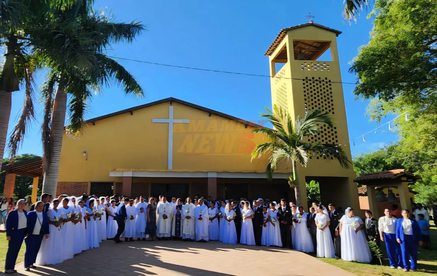 65 parejas unen sus vidas ante el altar de Dios en Belén