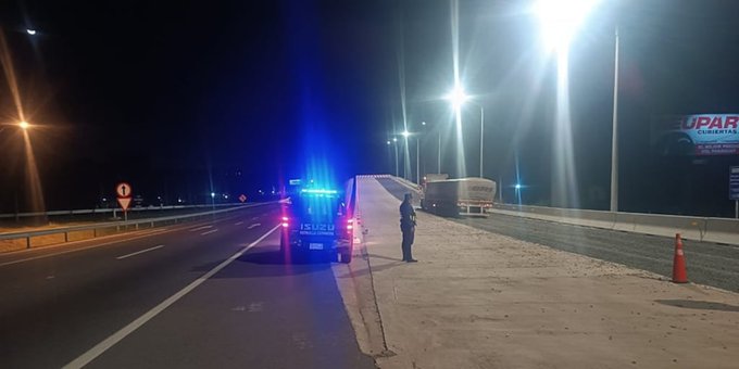 Rampa de frenado evita accidente en ruta PY02