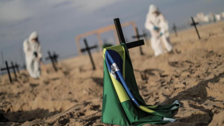 Covid-19: Brasil registra 1.194 muertes en 24 horas