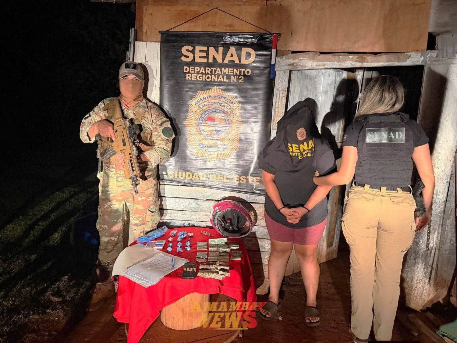 SENAD desarticula red de distribución de drogas en Hernandarias