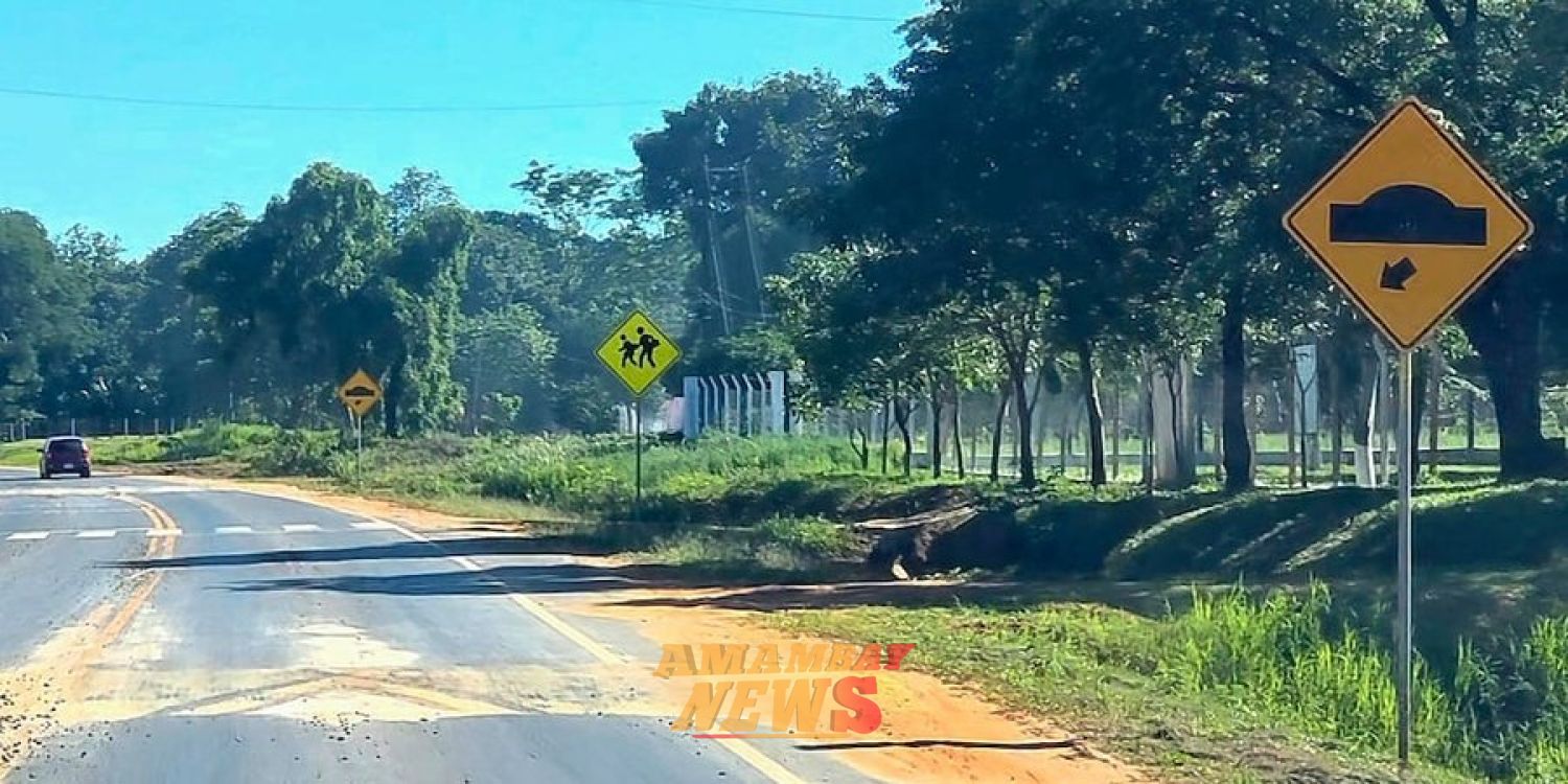Más frenadas, costos y daños por culpa de 64 lomadas entre Concepción y Yby Yaú
