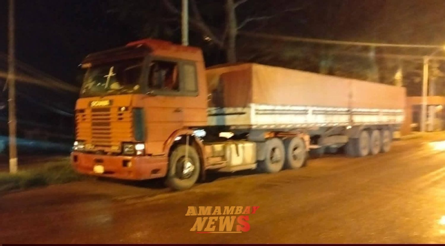 Balean a camionero brasileño en camino rural de San Alberto