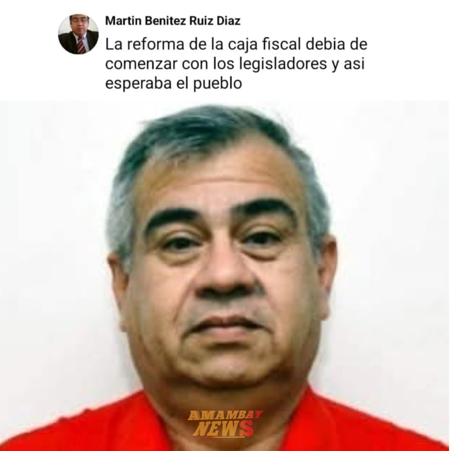 Otro cartista decepcionado que reclama sobre la caja fiscal al Gobierno en Amambay