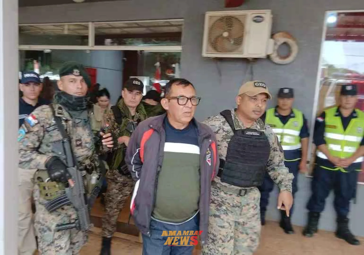 El conocido dirigente campesino Elvio Benítez se entregó ante la Policía
