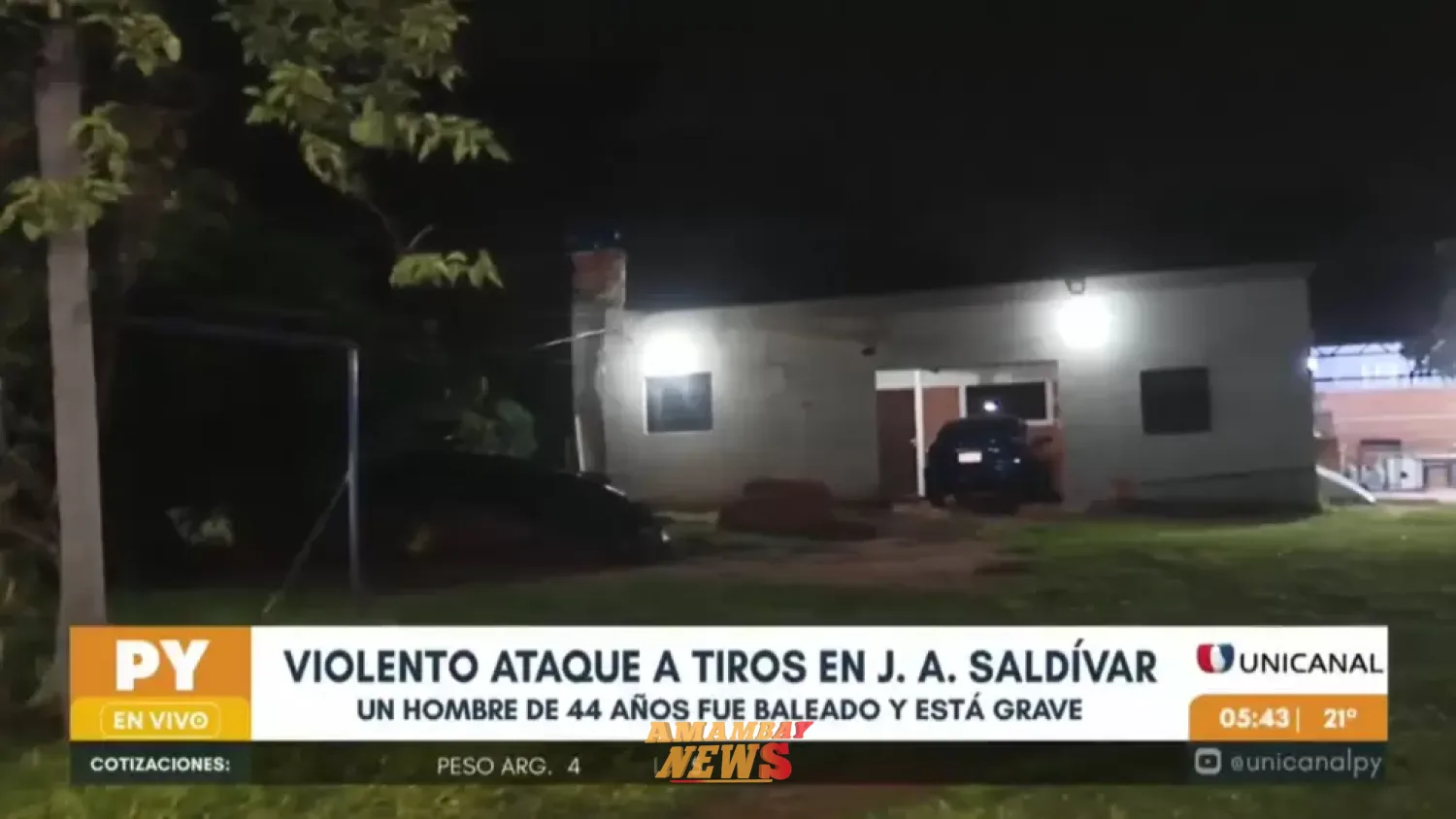 Acribillan a un hombre en J. Augusto Saldívar y lucha por su vida