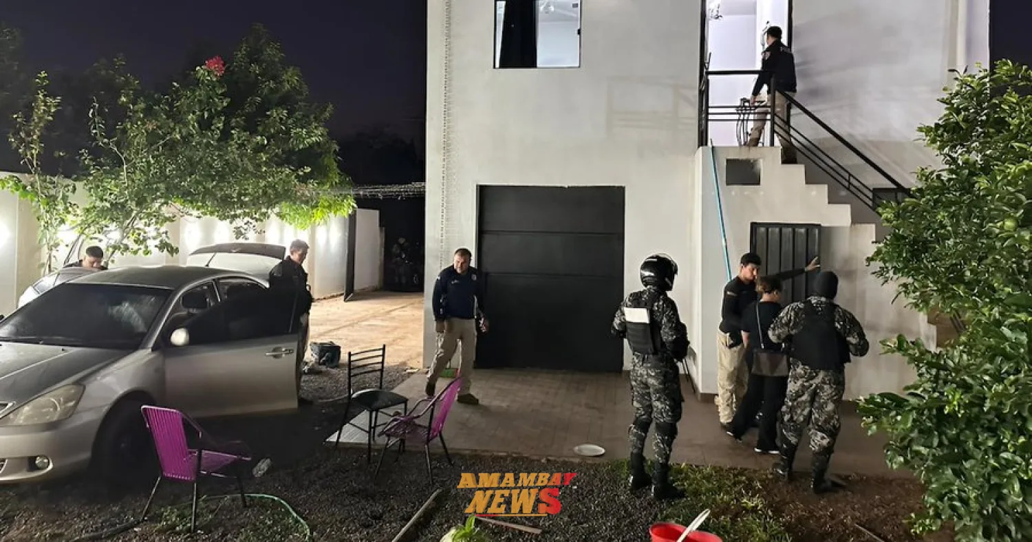 Detenidos y arma incautada por crimen en Ypané
