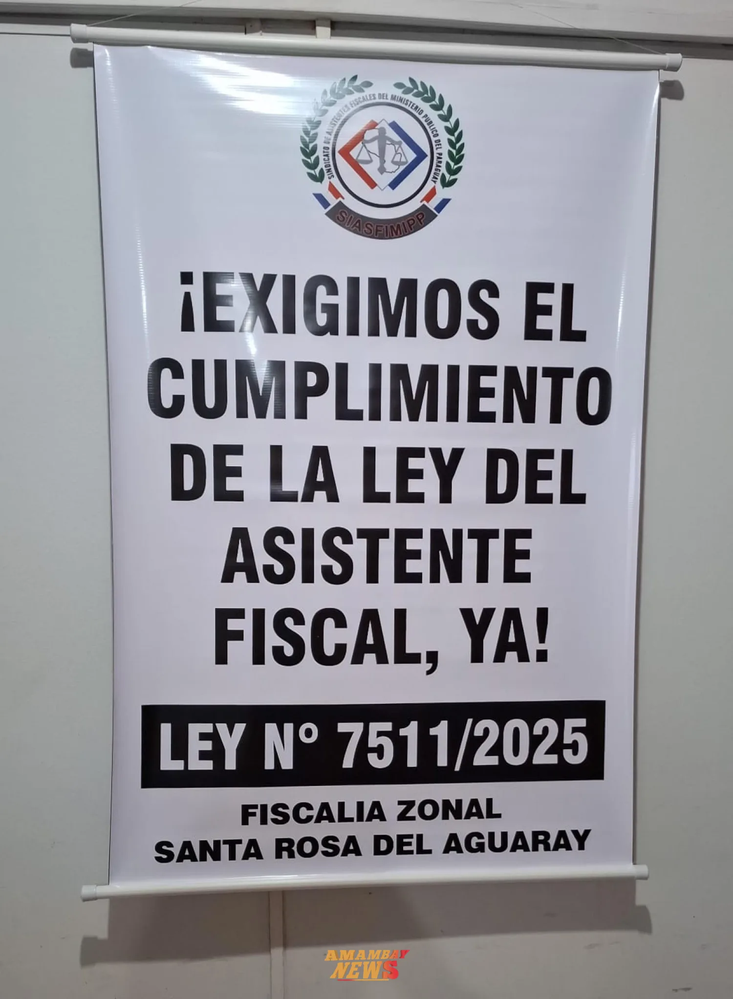 Asistentes fiscales advierten medidas de fuerza por incumplimiento salarial