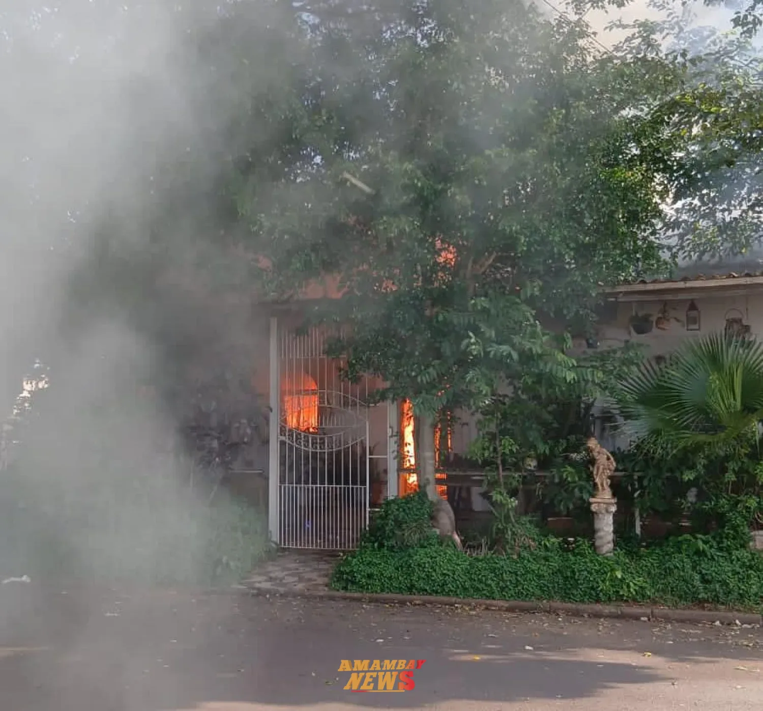 Incendio consume vivienda en el barrio Mariscal Estigarribia de Pedro Juan Caballero