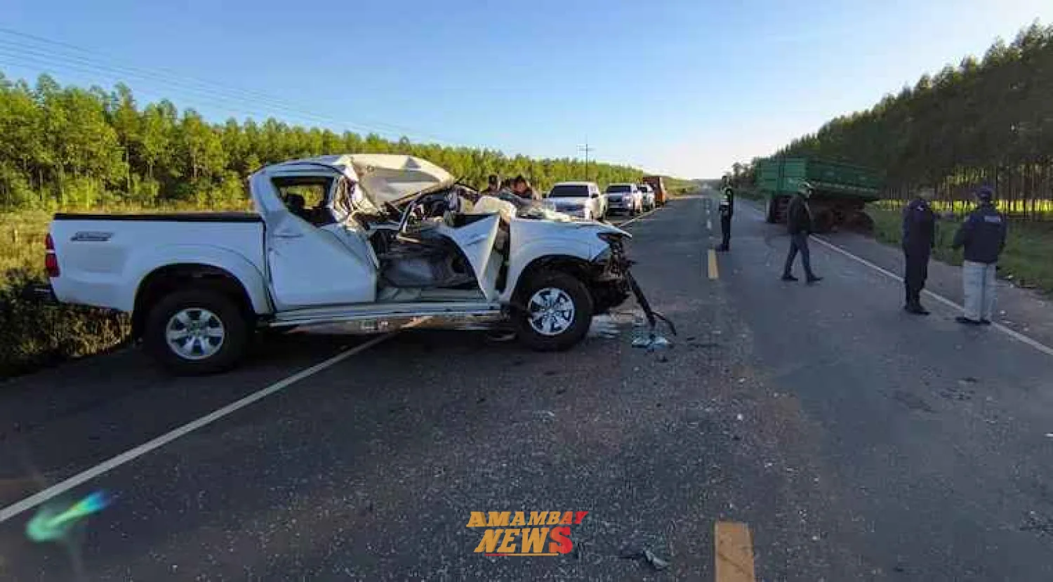 Empresario y dirigente deportivo de Yuty fallece en aparatoso choque sobre Ruta PY08