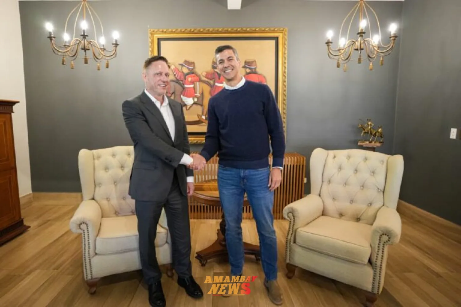 Santi se reúne con polémico empresario tecnológico
