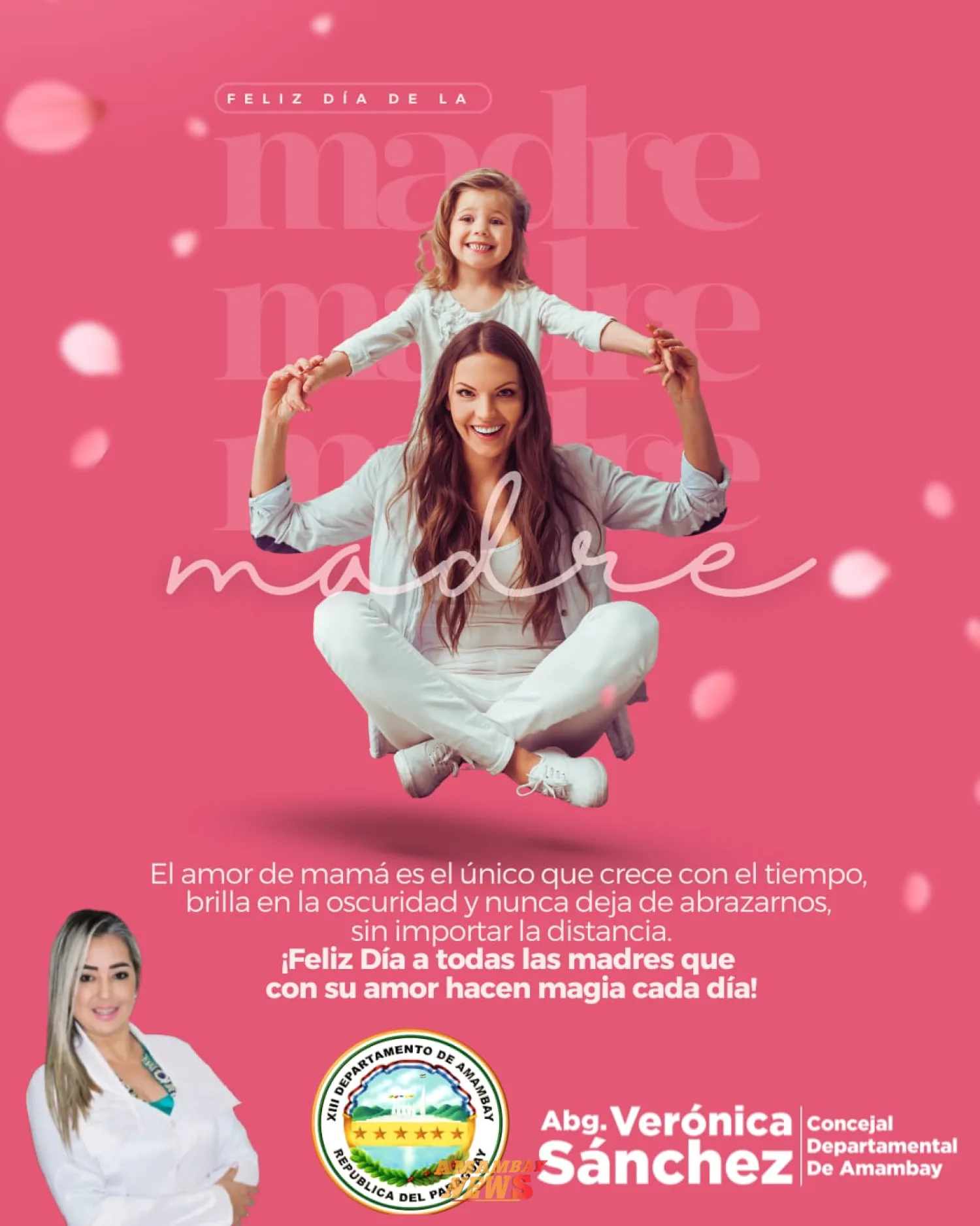 Concejal Verónica Sánchez: “Tu fortaleza como madre y como trabajadora es realmente impresionante.”