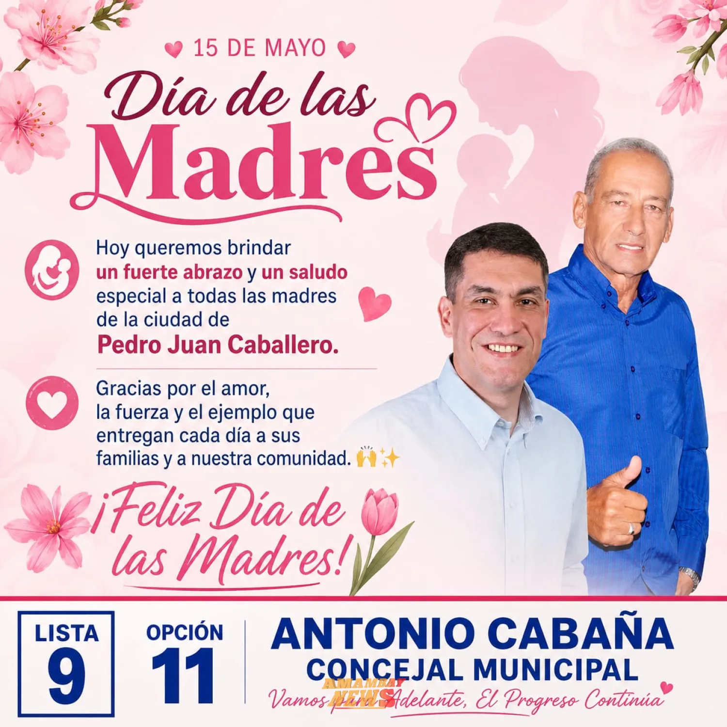 Antonio Cabañas: Muy feliz día a todas las madres