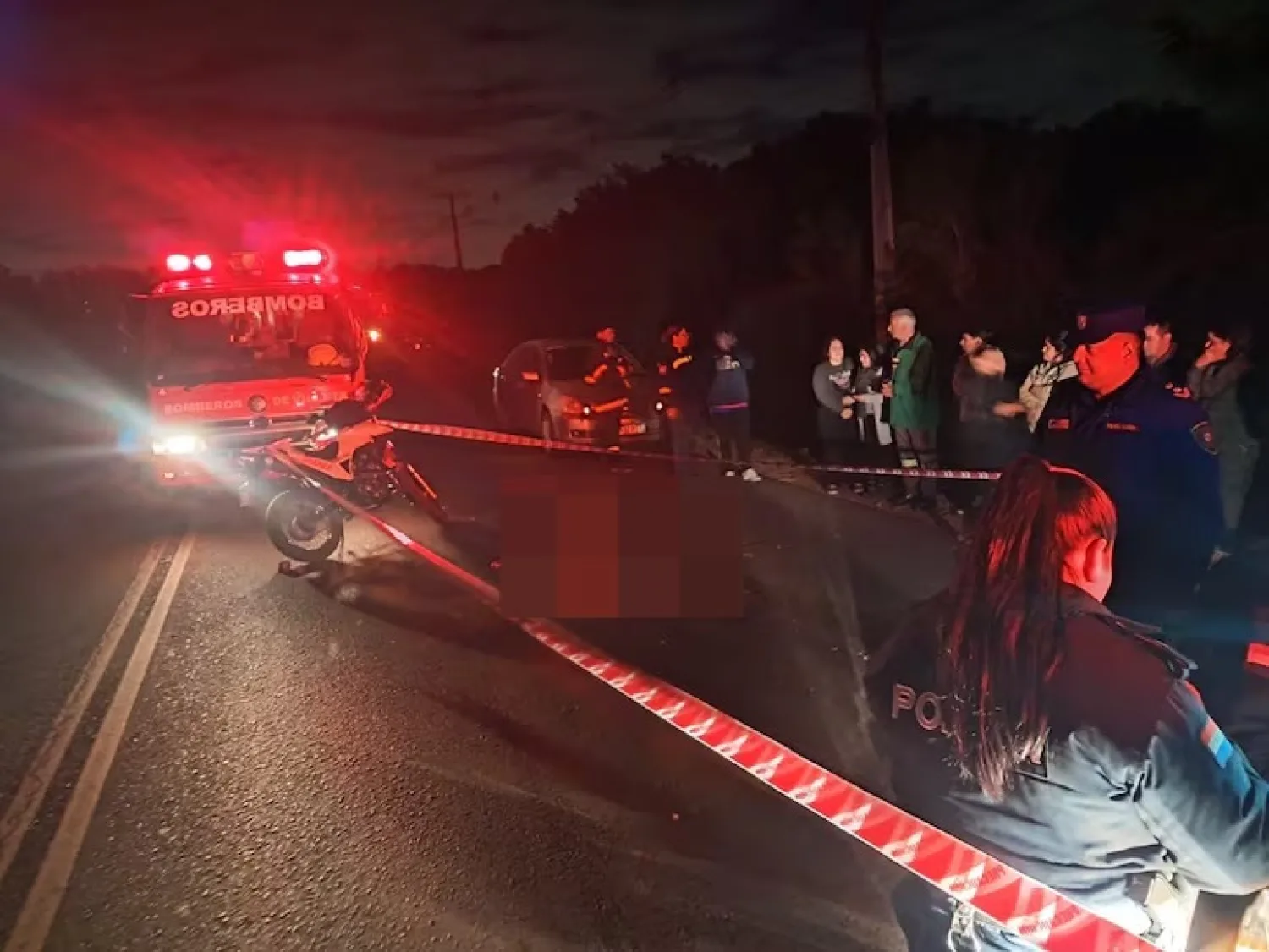 Mujer murió arrollada por un camión tras caer de una motocicleta en Villeta