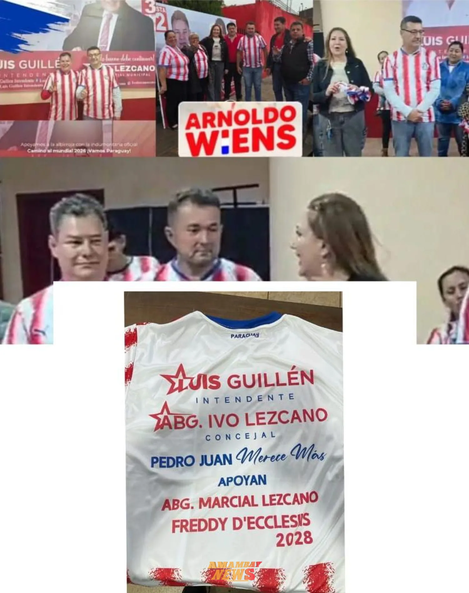 ANR: Marcial, Guillén y Garilin ya dividen el equipo del Gobernador para el 2028 en Amambay