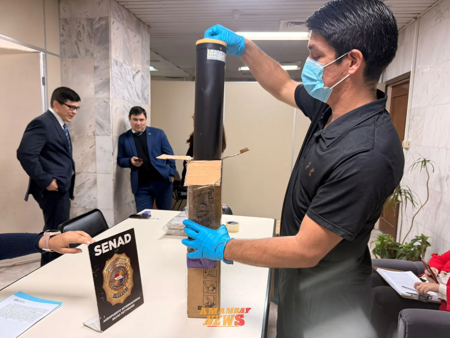 Alerta aeropuerto: detectan marihuana oculta en tóners de impresoras