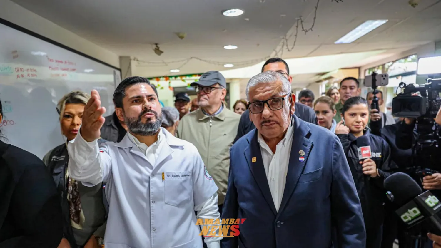 Presidente del IPS inspeccionó servicios en Unidad Sanitaria de Caaguazú